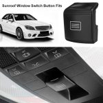 Auto-Schiebedach-Schalterknopf, Kuppellichtknopf für Mercedes-Benz W204 / X204 2008–2015, For Mercedes-Benz W204(Nut Beige), For Mercedes-Benz W204(Black), For Mercedes-Benz W204(Grey White), For Mercedes-Benz W204(Mercerized Beige)... – Bild 5
