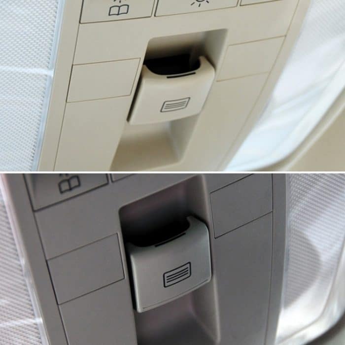 Auto-Schiebedach-Schalterknopf, Kuppellichtknopf für Mercedes-Benz W204 / X204 2008–2015, For Mercedes-Benz W204(Nut Beige), For Mercedes-Benz W204(Black), For Mercedes-Benz W204(Grey White), For Mercedes-Benz W204(Mercerized Beige)... – Bild 6