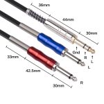 Stereo-6,35-mm-Stecker auf Dual-Mono-6,35-mm-Audiokabel, 1.8m, 3m, 5m – Bild 4