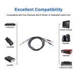 Stereo-6,35-mm-Stecker auf Dual-Mono-6,35-mm-Audiokabel, 1.8m, 3m, 5m – Bild 5