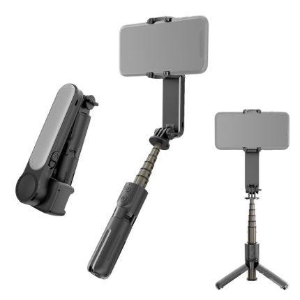 L09 Mini-Stativ mit faltbarem Fülllicht und kardanischem Stabilisator