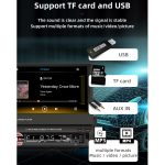 9601C HD 7 Zoll manuell einziehbares Screen Car MP5-Player GPS-Navigation Bluetooth-Radio, Unterstützung Mirror Link & FM & TF-Karte & USB – Bild 4