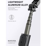 Q03S Fill Light Bluetooth Selfie Stick Stativ Handyhalter, Q03S(Black), Q03S(White) – Bild 3