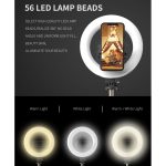 Q07 6 Zoll Ringlicht Tragbare Bluetooth Selfie Stickstativ – Bild 3