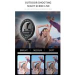 Q07 6 Zoll Ringlicht Tragbare Bluetooth Selfie Stickstativ – Bild 4