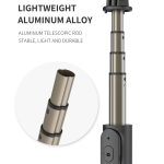 Q07 6 Zoll Ringlicht Tragbare Bluetooth Selfie Stickstativ – Bild 5