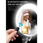Q07 6 Zoll Ringlicht Tragbare Bluetooth Selfie Stickstativ – Bild 6