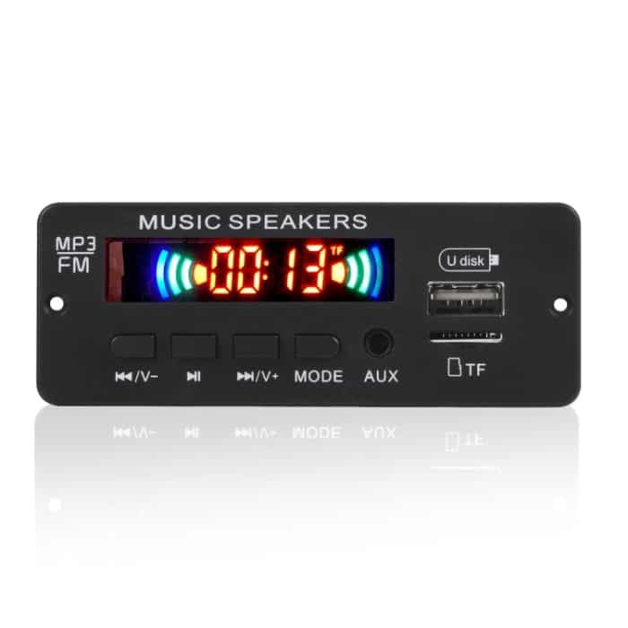 JX-808BT Auto 12V Audio MP3 Player Decoder Board FM Radio USB, mit Bluetooth / Fernbedienung / Aufnahme – Bild 2