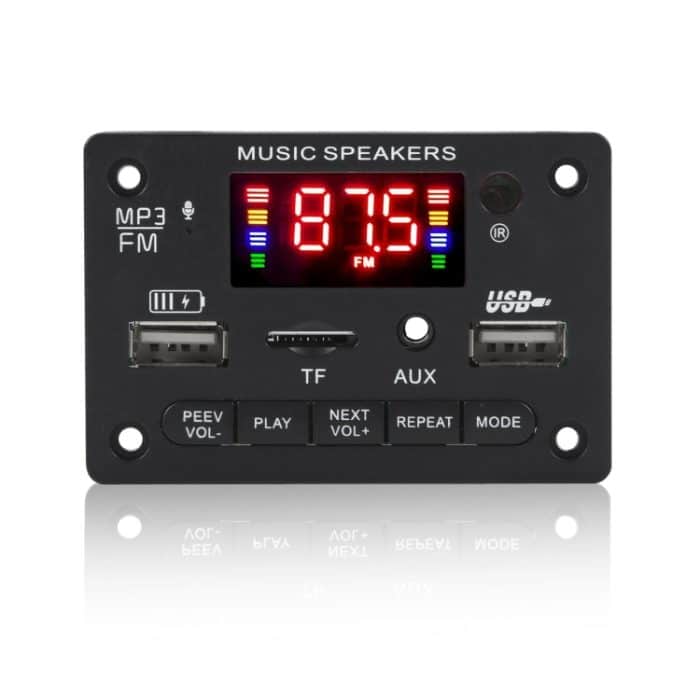 JX-810BT CAR 12V Audio MP3 Player Decoder Board FM Radio USB mit Bluetooth / Fernbedienung / Aufnahme – Bild 2