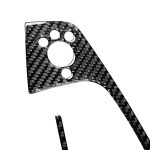 Auto-Kohlefaser-Glasheber, kurzer Stil, dekorativer Aufkleber für Audi A6 S6 C7 A7 S7 4G8 2012–2018, Glass Lifter Short Style, Left Drive, Glass Lifter Short Style, Right Drive – Bild 3