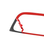 Auto-Kohlefaser-Glasheber, kurzer Stil, dekorativer Aufkleber für Audi A6 S6 C7 A7 S7 4G8 2012–2018, Glass Lifter Short Style, Left Drive, Glass Lifter Short Style, Right Drive – Bild 4