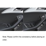 Auto-Kohlefaser-Glasheber, kurzer Stil, dekorativer Aufkleber für Audi A6 S6 C7 A7 S7 4G8 2012–2018, Glass Lifter Short Style, Left Drive, Glass Lifter Short Style, Right Drive – Bild 7