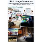 Wejoy A5 1920x1080P 200 Lumen Multifunktions-tragbare Heimkino-LED-HD-Digitalprojektor mit Bluetooth-Lautsprecher, Android 7.1, 2G + 16 GB, US-Stecker – Bild 9