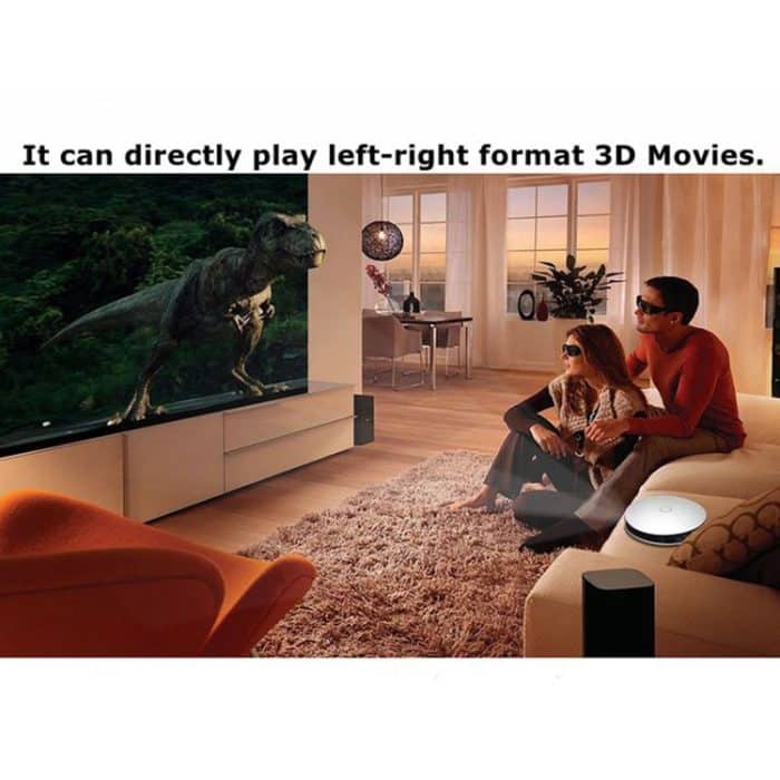 Wejoy dl-s9 1280x720p 300 lumen Portable Heimkino LED HD Digitalprojektor, Android 6.0, 2G + 16 GB, US-Stecker – Bild 6