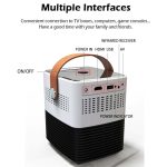 Wejoy L7 854x480P 100 Ansi Lumen Portable Heimkino LED HD Digitalprojektor mit Batterie, Android 6.0, 1G + 8G, US-Stecker – Bild 10