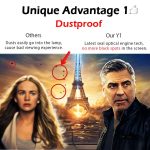 WEJOY Y1 1920x1080P 100 ANSI Lumen tragbarer Heimkino-LED-HD-Digitalprojektor mit Akku, Android 6.0, 1G+16G, Y1 US Plug – Bild 3