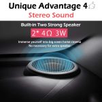 WEJOY Y1 1920x1080P 100 ANSI Lumen tragbarer Heimkino-LED-HD-Digitalprojektor mit Akku, Android 6.0, 1G+16G, Y1 US Plug – Bild 6