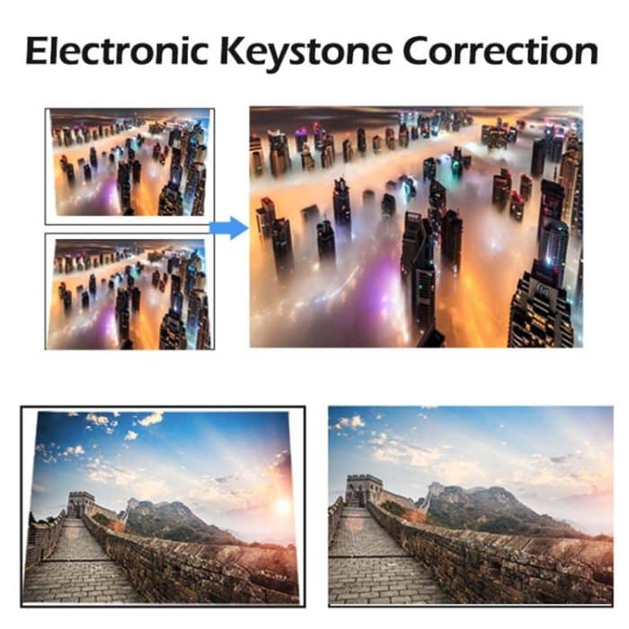 WEJOY Y1 1920x1080P 100 ANSI Lumen tragbarer Heimkino-LED-HD-Digitalprojektor mit Akku, Android 6.0, 1G+16G, Y1 US Plug – Bild 7