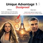 Wejoy L6 + 1920X1080P 200 Ansi Lumen Portable Heimkino LED HD Digitalprojektor, Android 7.1, 2G + 16G, US-Stecker – Bild 2