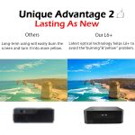 Wejoy L6 + 1920X1080P 200 Ansi Lumen Portable Heimkino LED HD Digitalprojektor, Android 7.1, 2G + 16G, US-Stecker – Bild 3