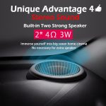 Wejoy L6 + 1920X1080P 200 Ansi Lumen Portable Heimkino LED HD Digitalprojektor, Android 7.1, 2G + 16G, US-Stecker – Bild 5