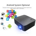 Wejoy L6 + 1920X1080P 200 Ansi Lumen Portable Heimkino LED HD Digitalprojektor, Android 7.1, 2G + 16G, US-Stecker – Bild 7