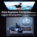 Wejoy y2 1920x1080p 100 Ansi Lumen Portable Heimkino LED HD Digitalprojektor, Batterie Touch Control-Version, Android 9.0, 2G + 16G, US-Stecker – Bild 6