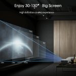 Wejoy Y5 800x480P 80 Ansi Lumen Portable Heimkino LED HD Digitalprojektor, Android 9.0, 1G + 8G, US-Stecker – Bild 2