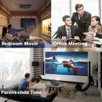 Wejoy l9 1920x1080p 400 Ansi Lumen Portable Heimkino LED HD Digitalprojektor, Android 6.0, 1G + 8G, US-Stecker – Bild 9