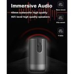 WEJOY A5 1920x1080P 200 Lumen Multifunktions-tragbarer Heimkino-LED-HD-Digitalprojektor Bluetooth-Lautsprecher, Android 7.1, 2G+16GB,, A5 EU Plug, A5 UK Plug, A5 AU Plug – Bild 7