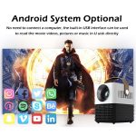 WEJOY L7 854x480P 100 ANSI Lumen tragbarer Heimkino-LED-HD-Digitalprojektor mit Akku, Android 6.0, 1G+8G,, L7 EU Plug, L7 UK Plug, L7 AU Plug – Bild 8