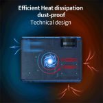 WEJOY Y5 800x480P 80 ANSI Lumen Tragbarer Heimkino-LED-HD-Digitalprojektor, Android 9.0, 1G+8G,, Y5 EU Plug, Y5 UK Plug, Y5 AU Plug – Bild 10