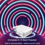 WEJOY L9 1920x1080P 400 ANSI Lumen Tragbarer Heimkino-LED-HD-Digitalprojektor, Android 6.0, 1G+8G,, L9 EU Plug, L9 UK Plug, L9 AU Plug – Bild 8