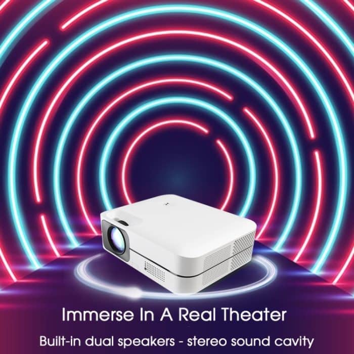 WEJOY L9 1920x1080P 400 ANSI Lumen Tragbarer Heimkino-LED-HD-Digitalprojektor, Android 6.0, 1G+8G,, L9 EU Plug, L9 UK Plug, L9 AU Plug – Bild 8