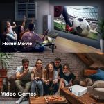 WEJOY L9 1920x1080P 400 ANSI Lumen Tragbarer Heimkino-LED-HD-Digitalprojektor, Android 6.0, 1G+8G,, L9 EU Plug, L9 UK Plug, L9 AU Plug – Bild 9