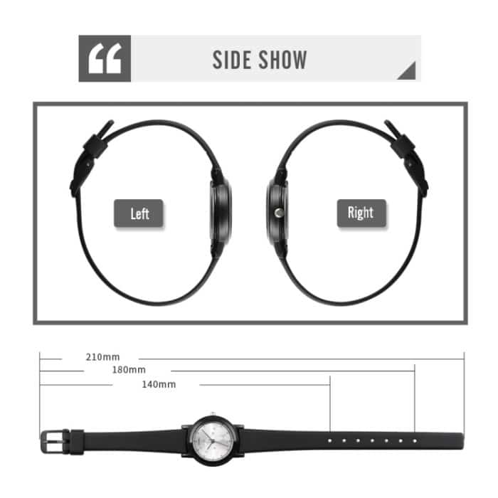 SKMEI 1659 Quarzuhr mit dünnem PU-Lederarmband und kleinem Zifferblatt für Damen – Bild 3