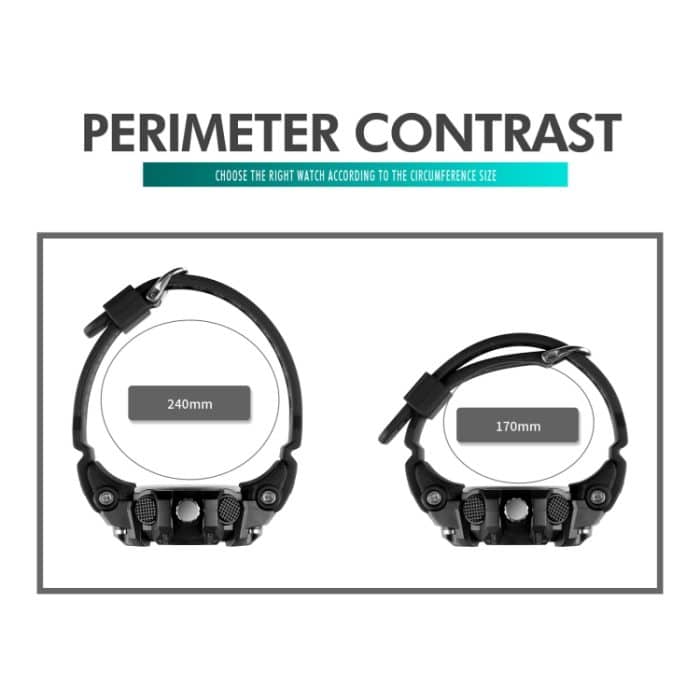 SKMEI 1725 Dreizeit-LED-Digitalanzeige, Timing, leuchtende elektronische Uhr – Bild 4