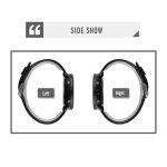 SKMEI 1736 dreifache runde Zifferblatt-Timing-LED-Digitalanzeige leuchtende elektronische Uhr – Bild 3