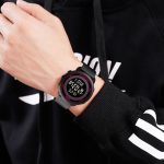 SKMEI 1736 dreifache runde Zifferblatt-Timing-LED-Digitalanzeige leuchtende elektronische Uhr – Bild 8