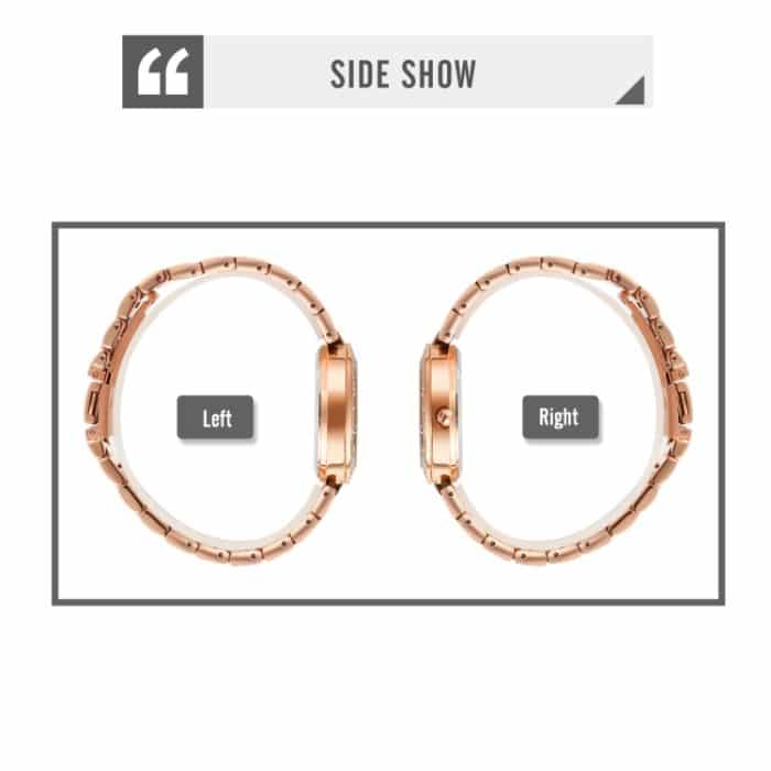 SKMEI 1739 Diamant-Quarzuhr mit römischen Ziffern und rundem Zifferblatt für Damen – Bild 3