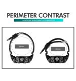 SKMEI 1742 Vier-Bildschirm-LED-Digitalanzeige, leuchtende, sportliche, stoßfeste elektronische Uhr für Herren – Bild 4