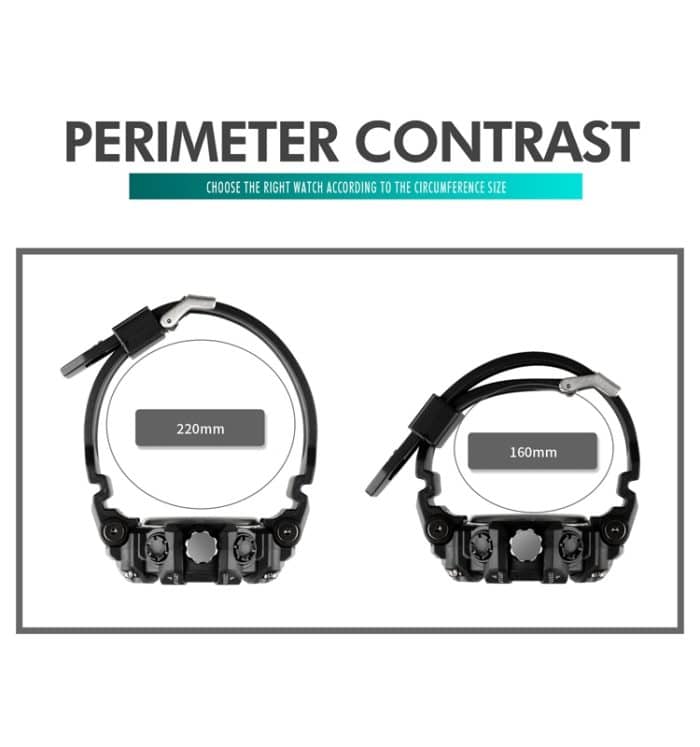 SKMEI 1742 Vier-Bildschirm-LED-Digitalanzeige, leuchtende, sportliche, stoßfeste elektronische Uhr für Herren – Bild 4