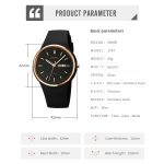 SKMEI 1747 Einfache Quarzuhr mit Barskala-Zifferblatt und Silikonarmband für Damen – Bild 7