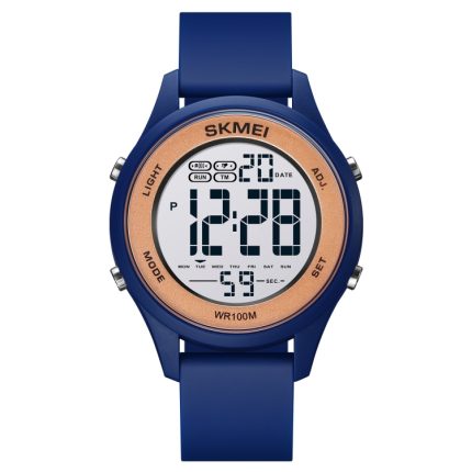 SKMEI 1758 Multifunktionale LED-Digitalanzeige, leuchtendes Silikonarmband, elektronische Uhr