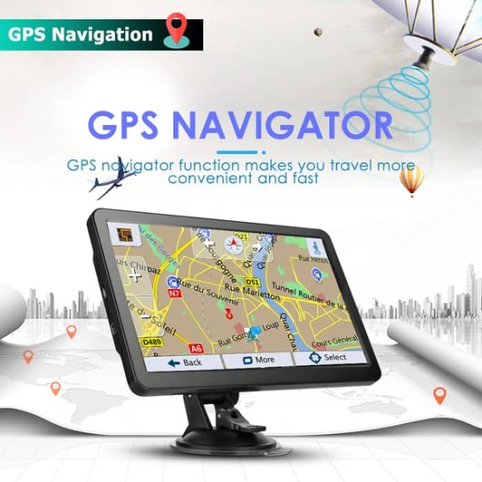 7-Zoll-Auto-GPS-Navigator 8G + 256M Kapazitiver Bildschirm Hohe Konfiguration, Spezifikation: Russland + Weißrussland + Ukraine-Karte – Bild 7