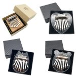 Mini-Daumenklavier mit 8 Tönen, Kalimba-Musikinstrumente, Geschenkbox – Bild 2