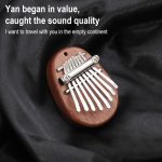 Mini-Daumenklavier mit 8 Tönen, Kalimba-Musikinstrumente, Geschenkbox – Bild 4