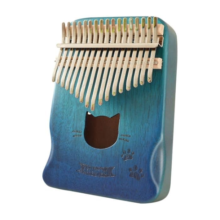 EDA001916201B.jpg Daumenklavier aus Akazienholz mit 17 Tönen, Kalimba-Musikinstrumente – Bild 1
