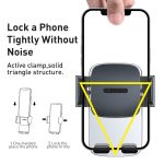 Baseus SUYK000101 Einfach zu steuernde Klemm-Autotelefonhalterung, Steckdosenversion, Outlet Version – Bild 3