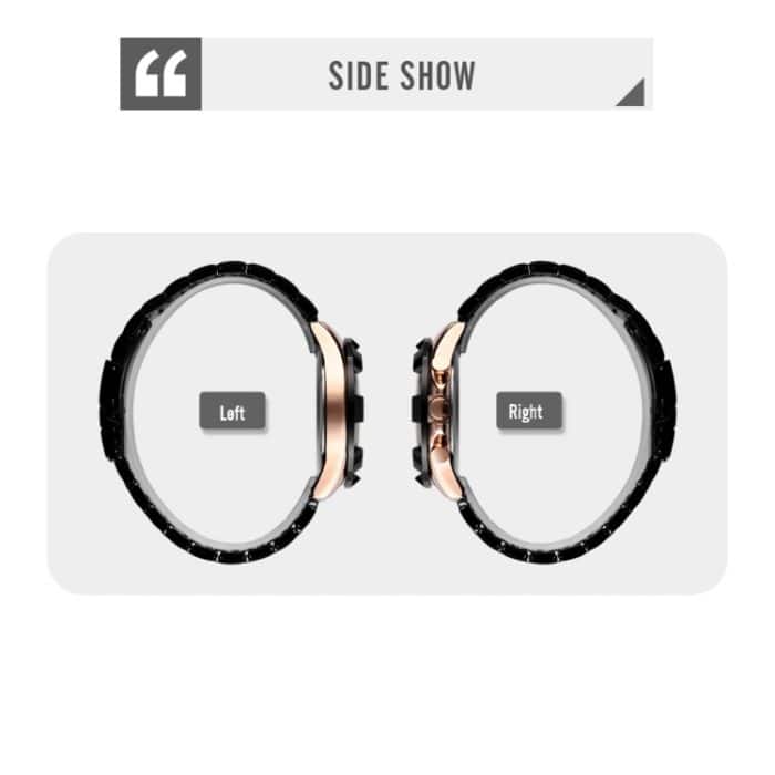 SKMEI 9192 Herren-Kalender-Timing-Edelstahlgürtel, leuchtende Quarzuhr – Bild 3